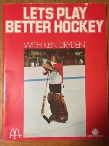 Let's Play Better Hockey - Ken Dryden - 1973 Softcover Book., View more