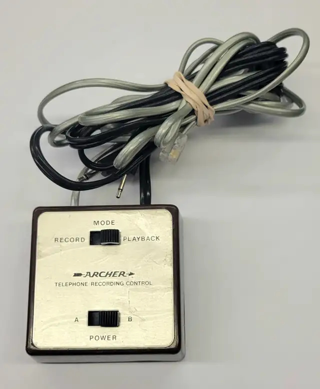Vintage Archer  telephone recording control playback switch in General Electronics in Windsor Region - Image 2