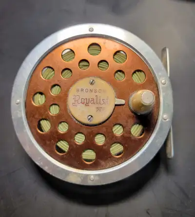 BRONSON ROYALIST VINTAGE FLY REEL #370 MODEL EXCELLENT CONDITION, View more