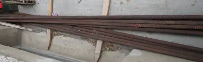 Rebar 10 Pc in the Bundle 6' long 20 Gauge, View more
