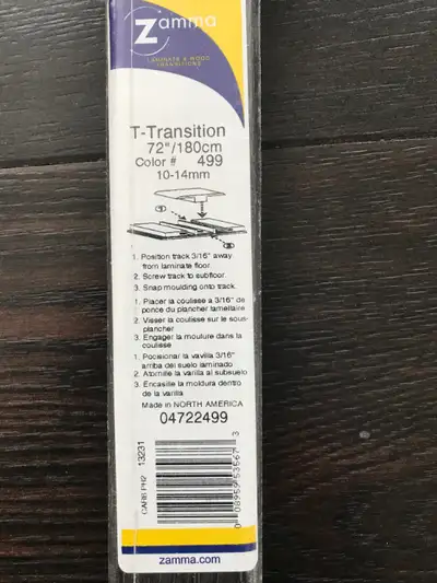 T-Transition 72''/180cm brown new for the stairs or floors., View more