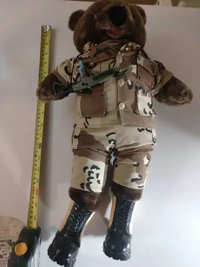 Army teddy bear, View more