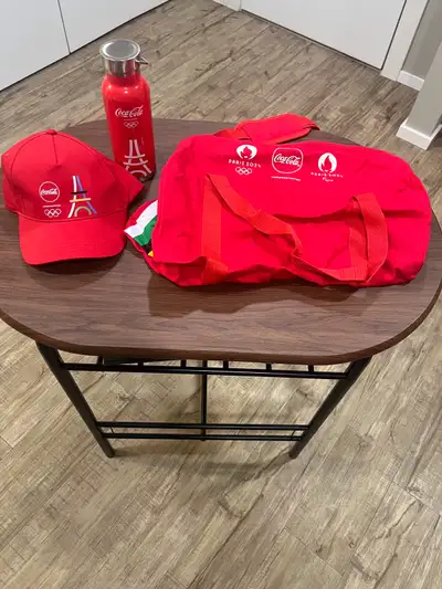 Coca-Cola 2024 Paris Olympics Gym bag, hat and water bottle , View more