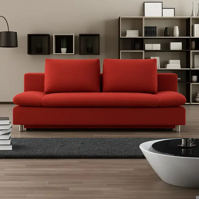 STYLISH SOFA -Sofa bed with storage and adjustable armrest in Couches & Futons in Vancouver - Image 7