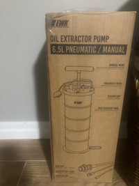 EWK Patented 6.5L Pneumatic/Manual Oil Extractor 