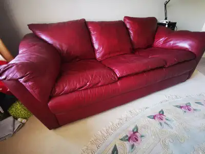 Leather Sofa, View more