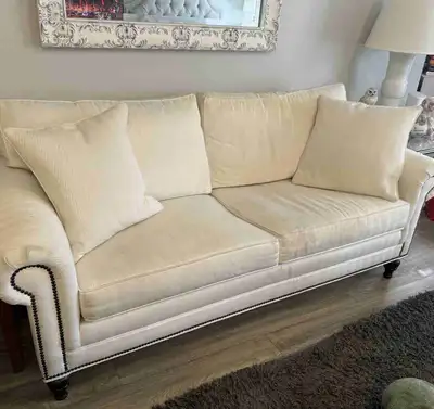 White couch, Ethan Allen. , View more