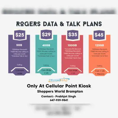 Rogers plan deals, View more