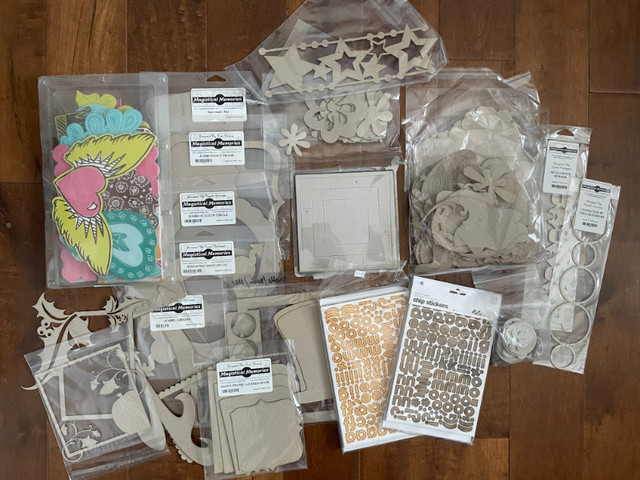 Misc. chipboard supplies lot #2 in Hobbies & Crafts in Moose Jaw