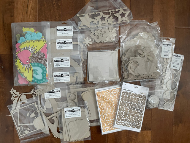 Misc. chipboard supplies lot #2 dans Loisirs et artisanat  à Moose Jaw