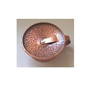 Copper Hand Hammered Footed Candle Holder with Finger Loop in Arts & Collectibles in Oshawa / Durham Region - Image 3