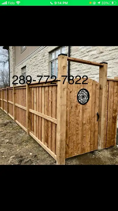 fence , decks repair and installation 289-772-7822, View more