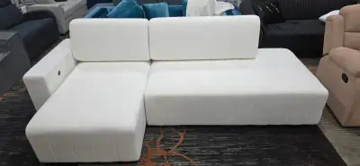 Brand New Luxury White Sectional Couch with Chaise, View more