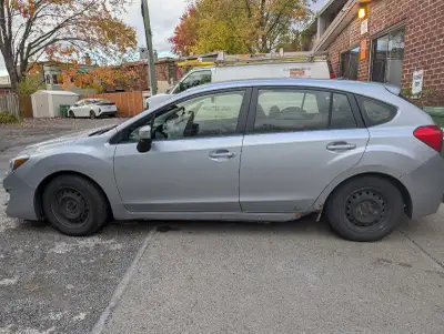 Subaru Impreza 2015 130k km Needs repair Timing belt Battery Rear left brake Needs tow