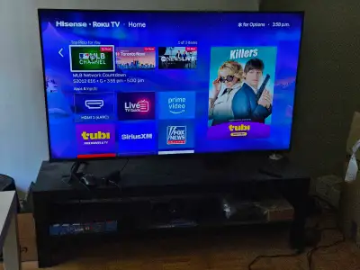 HiSense 50 inch TV 4K UHD Roku, View more