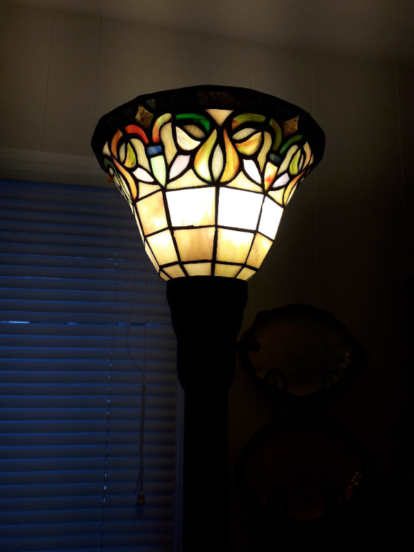 Stained Glass Torchiere in Indoor Lighting & Fans in Bridgewater