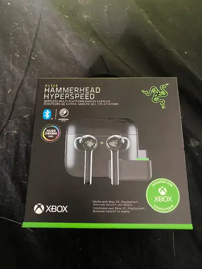 I am selling these Brand New Unopened Razer Hammerhead Hyperspeed Wireless Earbuds for the XBOX Seri...