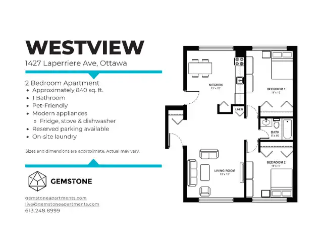2 bedroom in Carlington, Available May & June 202562854409249409121