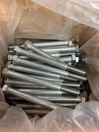 Stainless steel hex bolts 1/2x5-1/2