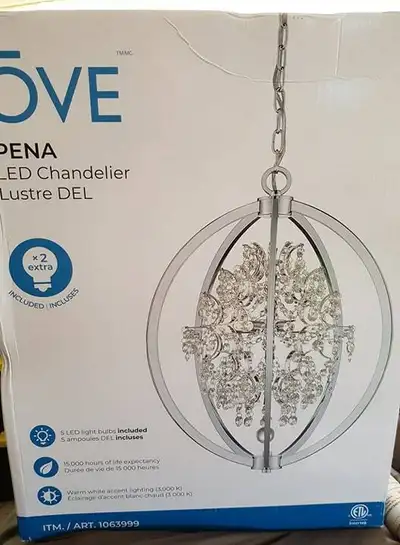 Ove LED Chandalier, View more