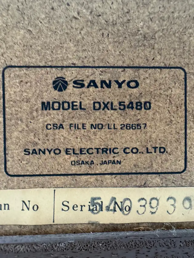 Sanyo DXL5480 Vintage AM/FM Stereo Receiver Quad 2/4 Channel in Stereo Systems & Home Theatre in City of Toronto - Image 11