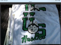 University of Saskatchewan Huskies car flags