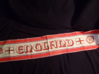 England Wool Scarf - 4 feet long x 8 inches - 1980's