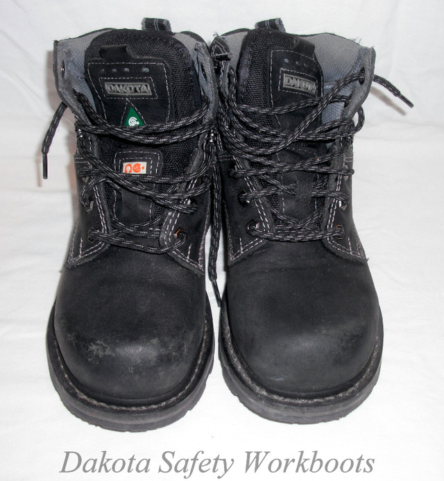 Dakota Work boots, green patch, 7..5 black, 7” high in Men's Shoes in City of Toronto
