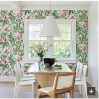 Brewster Home Fashions Josefa Green Tropical Wallpaper