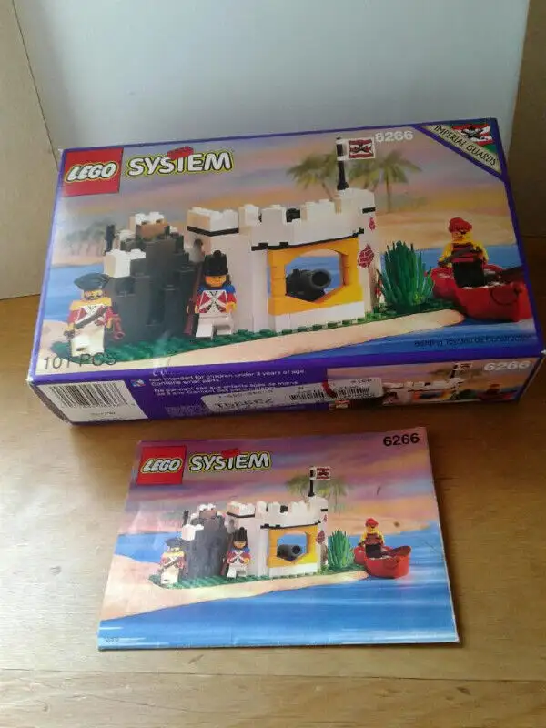 Lego 6266 Cannon Cove Box and Manual/ Incomplete