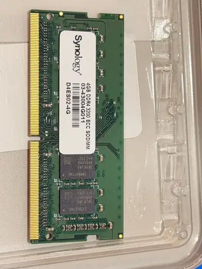 Synology 4GB DDR4-3200 ECC SO-DIMM (D4ES02-4G) , View more
