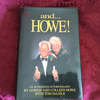 Signed Gordie Howe book