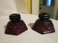 AVON - Cape Cod - Glass Candle Holders #16