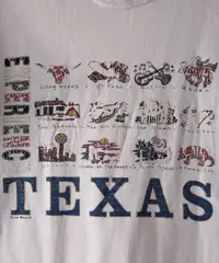 Souvenir Texas T-shirt -- Medium -- Yorkton
