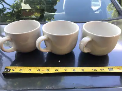 3 over sized coffee mugs, View more