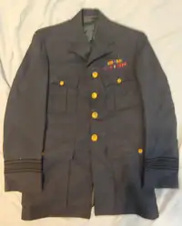 1950s Canadian Air Force Uniform With Service In Two World Wars