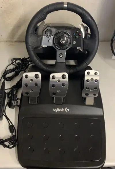 Logitech G920 Racing Wheel & Pedals Xbox & PC – Used, Great Con, View more