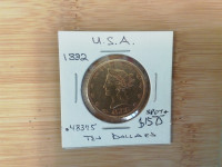 1882       USA ten       dollars coin