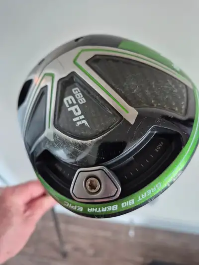 LH Callaway GBB ( Great Big Bertha ) Driver, Cobra Fairway 5 wood, Ping Zing 7 Fairway wood, Odyssey...