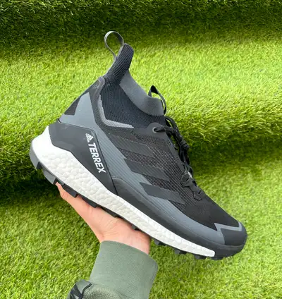 Adidas Terrex Free Hiker 2 Black Grey Carbon Trail Hiking Shoes Men's Brand new size 12 Style code:...