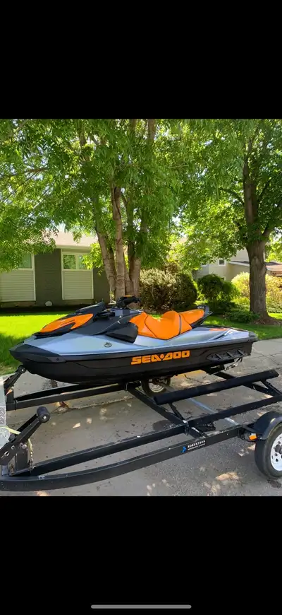 2-2021 seadoo GTI 170s with sound. 135 hrs. Oil changes every year even if not needed. They are not...