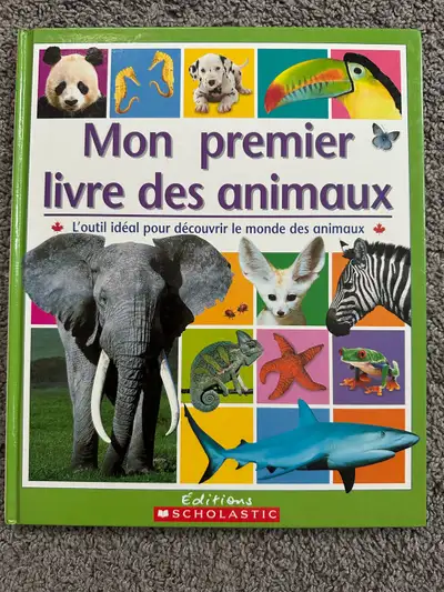 Explore the animal kingdom with "Mon premier livre des animaux"! This engaging hardcover book is per...