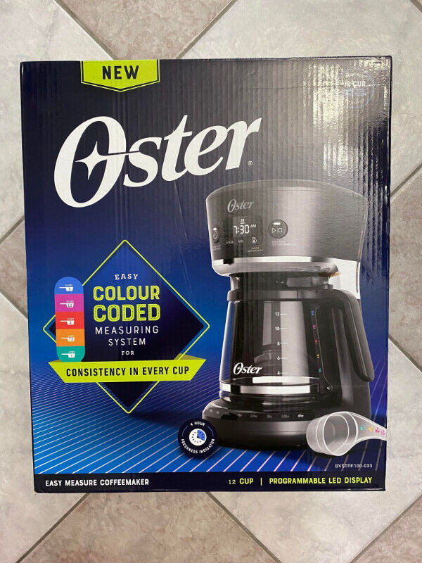 Oster Coffee Maker Easy Color Coded Measuring System BVSTRF100