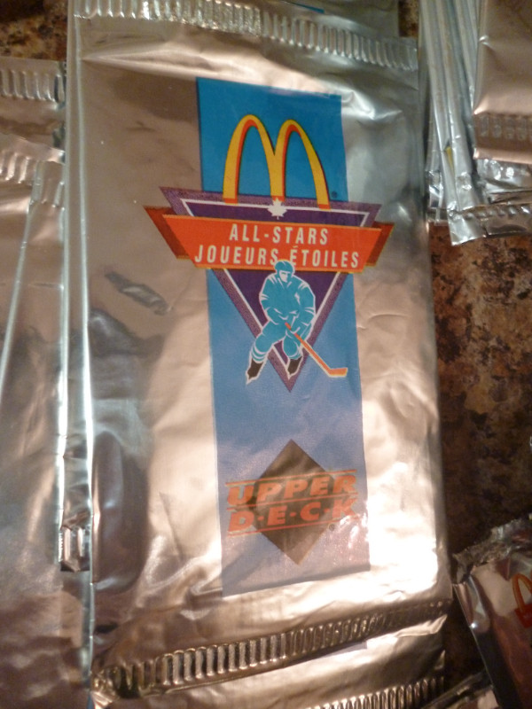 McDonalds Upper Deck hockey card packs x 160 ish - opened w list in Arts & Collectibles in Vernon - Image 4