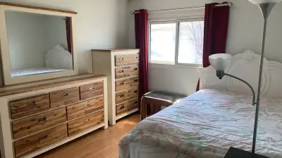 Move in ready fully furnished one bedroom with separate/ own washroom available for rent in upper le...