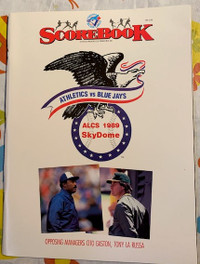 Toronto Blue Jays 1989 ALCS Playoff Program and 1990 Calendar