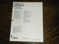 Ariens 935000 Series 8, 10, 11 H.P. Yard Tractors Service Manual