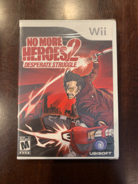 No More Heroes 2 Desperate Struggle (Wii, sealed)