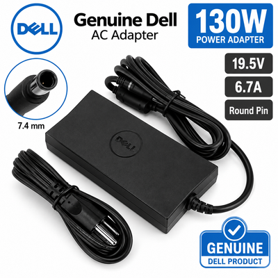 Genuine Dell AC Charger/Adapter/Power Supply for Dell HA130PM160, View more