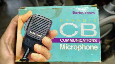 1980's Radio Shack microphone, new in box, it's been opened and tested.Very hard to find. Made when...